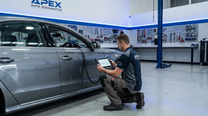 白丝修车视频：OBD智能诊断